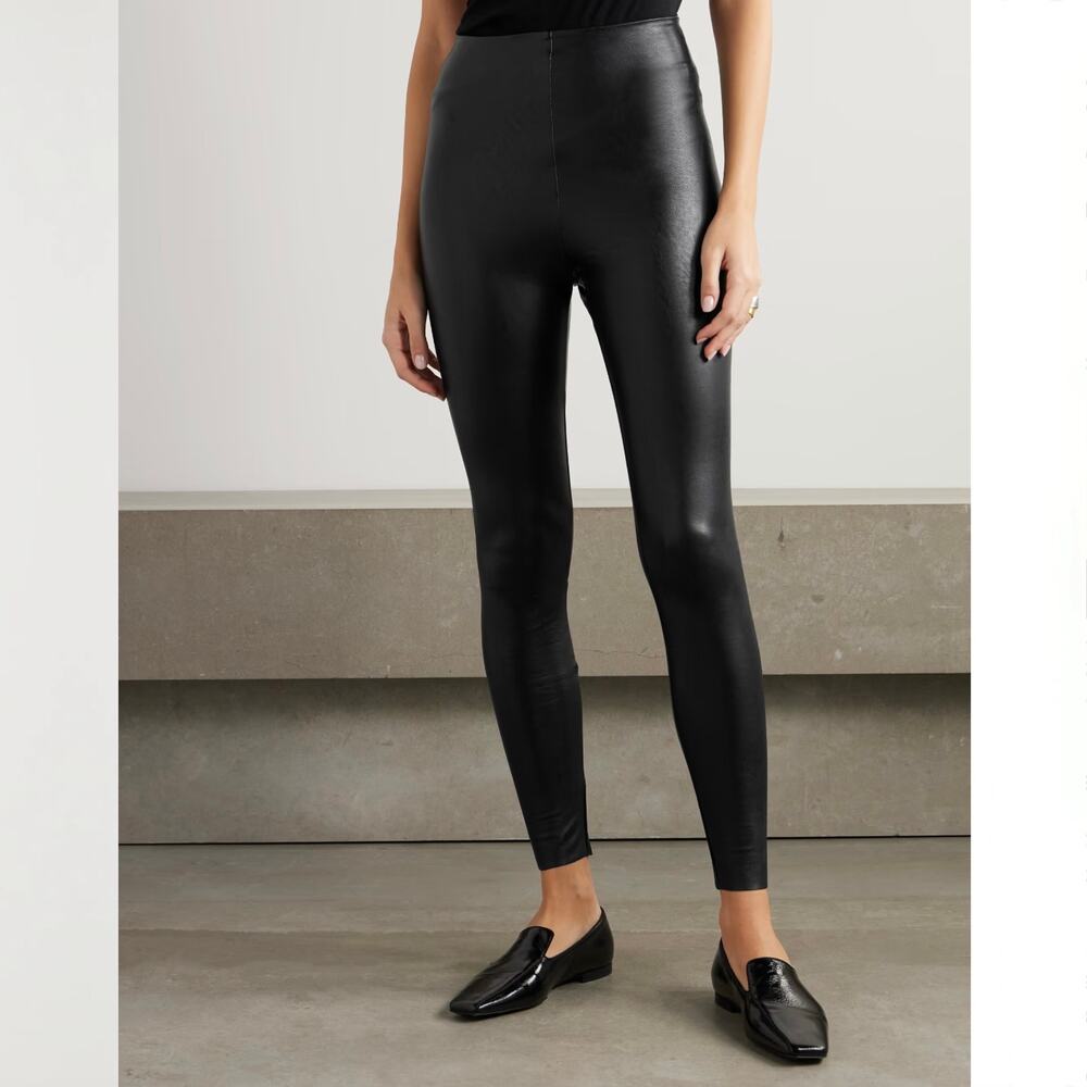 NWT Commando Faux Leather Leggings - Black - Size XL